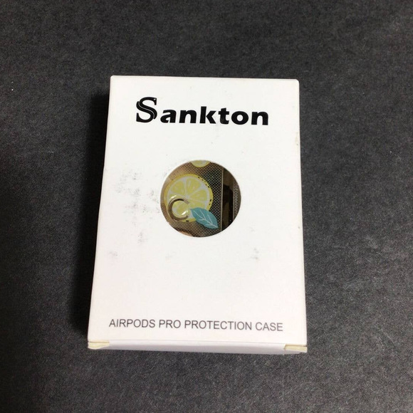 Airpods Pro Charging protective Case Transparent lemon Clear - Picture 1 of 5